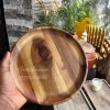 Assiettes en bois