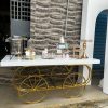 Table chariot métalique