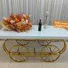 Table chariot métalique