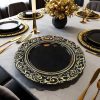 Assiette Noir