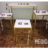Table métallique