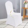 Housses de chaises blanches