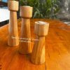 Trio de Bougeoirs en bois