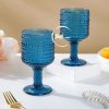 Verre Etienne bleu