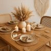 Set de table en paille tressé