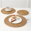 Set de table en paille tressé